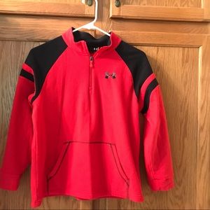 Youth Under Armour Fleece Pull Over Sz Large